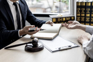 attorney advising client