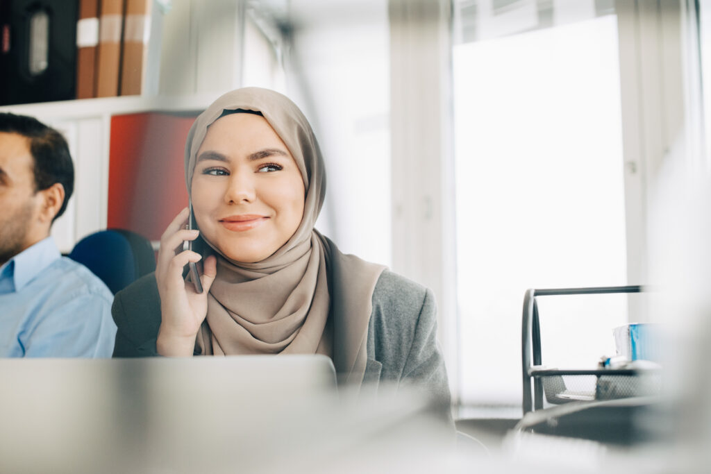 woman wearing headscarf